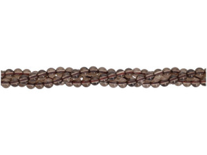 Smoky Quartz Gemstone Bead, Round, 4mm (strand) Smoky Quartz Gemstone Bead, Round, 4mm (strand)
