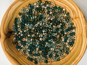 Artbeads Swanky Sage Designer Blend, 8/0 TOHO Round Seed Beads - Version 2