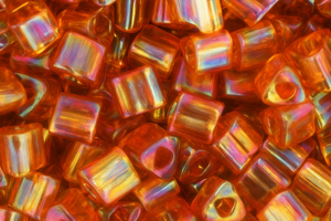 TOHO Triangle 8/0 Seed Beads – Transparent-Rainbow Topaz (2.5-Inch Tube) TOHO Triangle 8/0 Seed Beads – Transparent-Rainbow Topaz (2.5-Inch Tube)