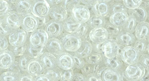 TOHO Magatama 3mm Seed Beads – Transparent-Lustered Crystal (2.5-Inch Tube) TOHO Magatama 3mm Seed Beads – Transparent-Lustered Crystal (2.5-Inch Tube)