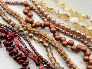 Artbeads Wine & Copper 10-Strand Assortment