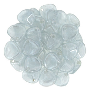 Czech Glass 8 x 7mm Luster - Alexandrite Rose Petal Bead Strand (50pcs)