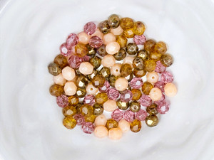 Artbeads Designer Sunset Petal 6mm Fire-Polish Blend