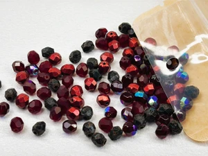 Artbeads Designer Crimson Forge 6mm Fire-Polish Blend