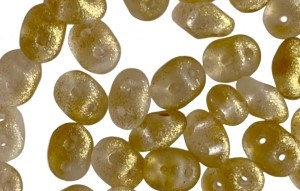 Matubo SuperDuo 2 x 5mm Frozen Matte Golden Biege 2-Hole Seed Bead 2.5-Inch Tube Matubo SuperDuo 2 x 5mm Frozen Matte Golden Biege 2-Hole Seed Bead 2.5-Inch Tube