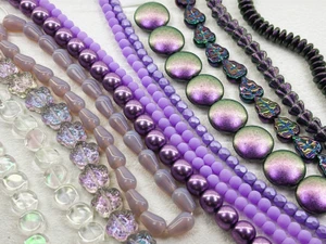 Artbeads Orchid Shimmer Designer 10-Strand Assortment Pack