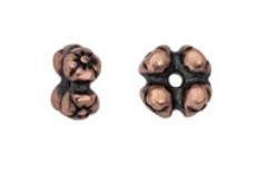 TierraCast Antique Copper Four Flowers Spacer Bead