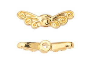 TierraCast 24K Gold-Plated Fairy Wings