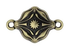 TierraCast Antique Bronze Ornate Magnetic Clasp 20.4x13.1mm