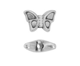 TierraCast Antique Silver Butterfly Bead 7.5x5.2mm