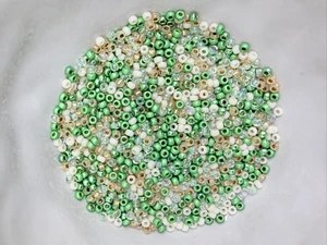 Artbeads Designer Mint Cream 11\0 Round Miyuki Blend