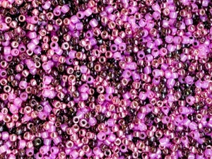 Artbeads Designer Pink Peony 11/0 Round TOHO Blend