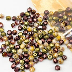 Artbeads Designer Spiced Orchard 4mm Fire-Polish Blend