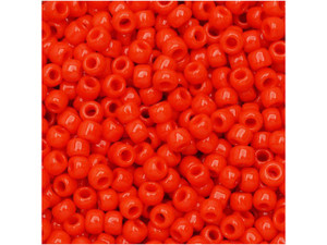 TOHO Bead Round 8/0 Opaque Sunset Orange, 2.5-Inch Tube