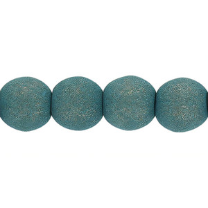 Czech Glass 4mm Round Beads Teal Ocean (100pc Strand) by Starman