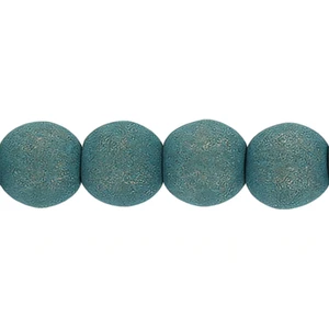 Czech Glass 6mm Round Beads Teal Ocean (50pc Strand) by Starman