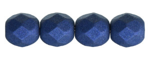 Czech Glass 6mm Fire-Polish Beads Cobalt Glaze (25pc Strand) by Starman
