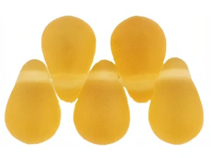 Czech Tear Drops 6 x 4mm : Matte - Med Topaz (100pc Strand) by Starman