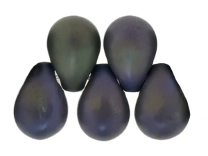 Czech Tear Drops 6 x 4mm : Matte - Iris - Purple (100pc Strand) by Starman