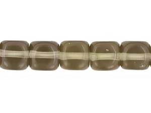 Czech Cubes 7 x 5mm Black Diamond (50pc Strand) by Starman