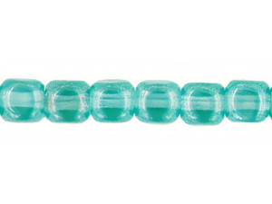 Czech Cubes 4mm Luster - Teal (100pc Strand) by Starman