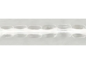 Czech Cubes 6 x 5mm  Crystal (50pc Strand) by Starman