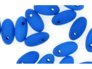 Czech Rizo 6 x 2.5mm: Neon Electric Blue, 2.5" Tube