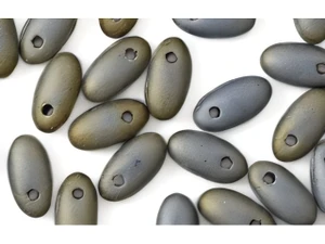 Czech Rizo 6 x 2.5mm: Matte - Iris - Brown, 2.5" Tube