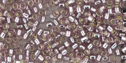 TOHO Treasure 11/0 Transparent Silver-Lined Lt Amethyst Seed Bead 2.5-Inch Tube
