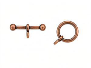 JBB Old World 10mm Toggle Clasp: Antique Copper