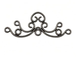 JBB Filigreed Bar Conntector 17/20mm : Gun Metal