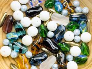 Limited Edition Czech Glass Voyager Bead Soup - 50 grams