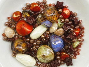 Limited Edition Czech Glass MCM Treasures Bead Soup - 50 grams