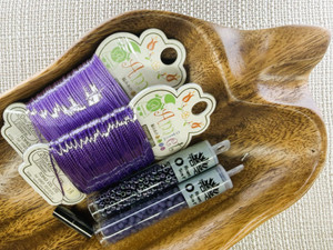 Kumihimo Colorway Kit #5 - Metallic Sugar Plum