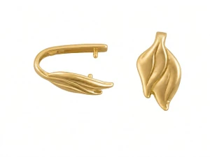 JBB Leaf Double Pinch Bail 17/9mm : Gold