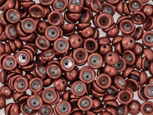 Czech Glass 2 x 4mm ColorTrends Saturated Metallic Valiant Poppy Teacup Bead 2.5-Inch Tube by Starman Czech Glass 2 x 4mm ColorTrends Saturated Metallic Valiant Poppy Teacup Bead 2.5-Inch Tube by Starman