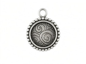 JBB Round Frame, 13.6mm: Antique Silver