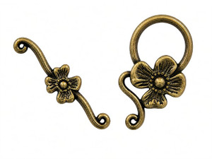 JBB Alyssum Toggle : Antique Brass