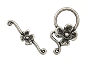 JBB Alyssum Toggle : Antique Silver