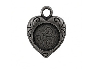 JBB Heart Nouveau Frame 25/19mm : Gun Metal