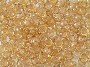 Czech Glass 2 x 4mm Luster - Transparent Champagne Teacup Bead 2.5-Inch Tube by Starman Czech Glass 2 x 4mm Luster - Transparent Champagne Teacup Bead 2.5-Inch Tube by Starman