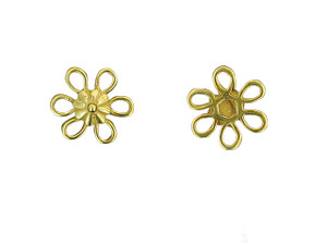 JBB Flower Connector 10mm : Gold