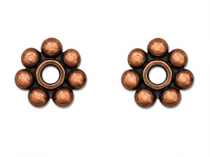 JBB Beaded Ring 6/1mm : Antique Copper