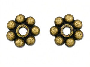 JBB Beaded Ring 7/2mm : Antique Brass