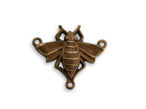 Vintaj Queen Bee Connector 20x18mm