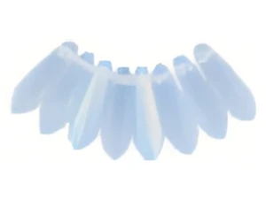 Czech Dagger 10 x 3mm : Matte - Lt Sapphire AB (strand) by Starman
