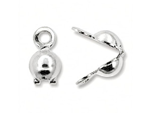 Silver-Plated 3.5mm Clamshell Bead Tip