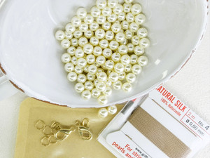 Prestige Pearl Knotting Colorway Kit #8 Crystal Pearl Cream