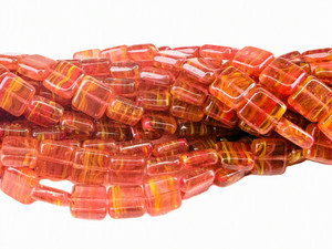 Hurricane Glass Tile, Fireglass Swirl, 8mm