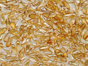 Czech Glass 2.5 x 6mm Rosaline Celsian Mini Dagger Beads, 2.5-Inch Tube by Starman Czech Glass 2.5 x 6mm Rosaline Celsian Mini Dagger Beads, 2.5-Inch Tube by Starman